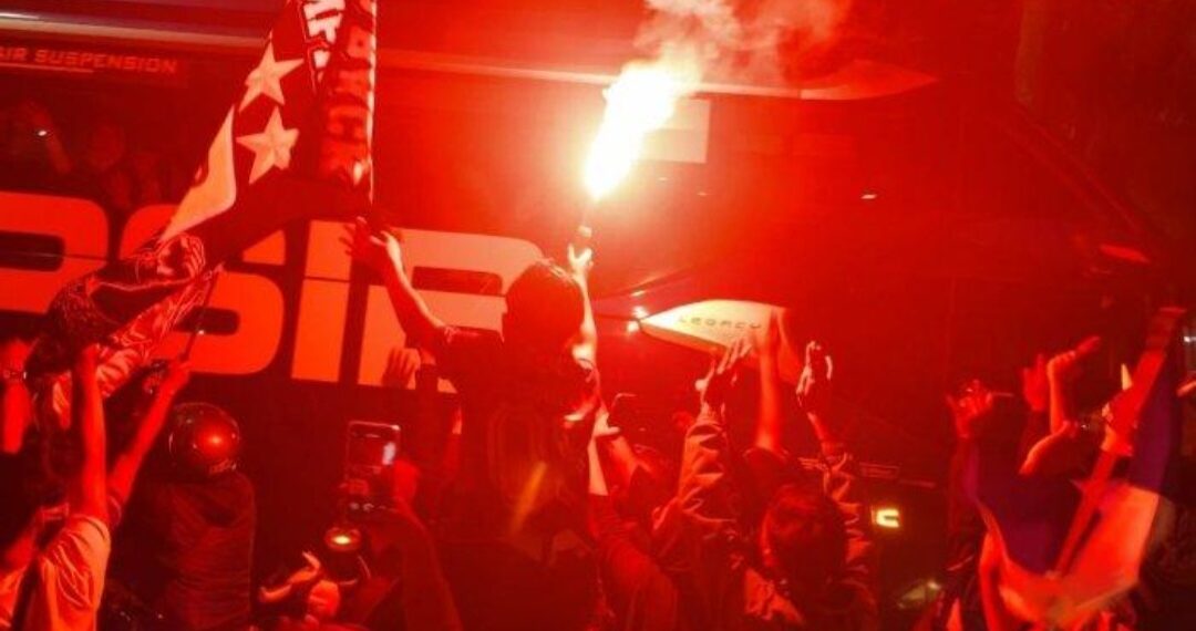 Konvoi bobotoh Persib.(Foto:Istimewa).