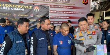 Anggota Grib Jaya, Agus Gunawan, tersangka pengedar narkoba.(Foto:Istimewa).