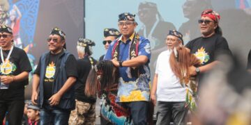 Festival Temanggung 2025 di Kiara Artha Park, Bandung, Minggu (4/5/2025).