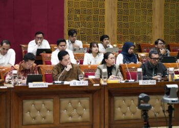 Ketum PSSI Erick Thohir beserta jajaran.(FOTO: Dok. PSSI)