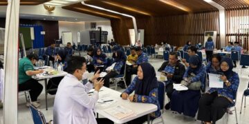 Pemeriksaan kesehatan.(Foto: Humas Pemkot Bandung)