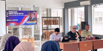 Anggota Komite III Dewan Perwakilan Daerah (DPD) Republik Indonesia (RI) Daerah Pemilihan Jawa Barat (Jabar) Agita Nurfianti melaksanakan kegiatan Sosialisasi Pilar-Pilar Kebangsaan di SMA Negeri 9 Kota Bandung, Kamis (16/5).(Foto: Istimewa)