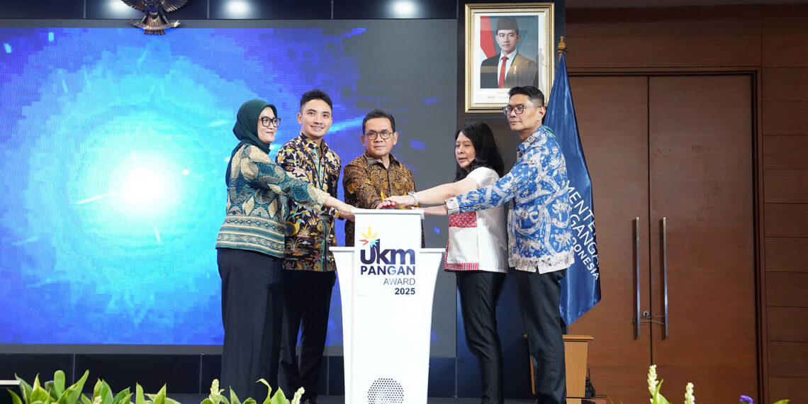 Menteri Perdagangan Budi Santoso meluncurkan UKM Pangan Award 2025 di Kantor Kementerian Perdagangan, Jakarta, Selasa (20 Mei).(Foto: Humas Kemendag)