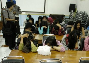 Puluhan pasangan mesum terjaring operasi penyakit masyarakat (pekat). (Dok. Istimewa)