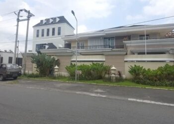 Rumah bos PT Sritex IS di Solo, Jateng. (Dok. Tangkapan Layar)