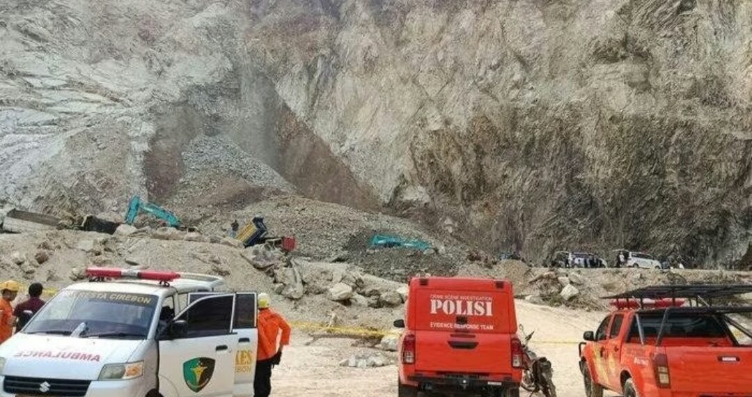 Lokasi tambang di Kawasan Gunung Kuda, Kabupaten Cirebon, yang longsor memakan banyak korban jiwa.(Foto:Istimewa).