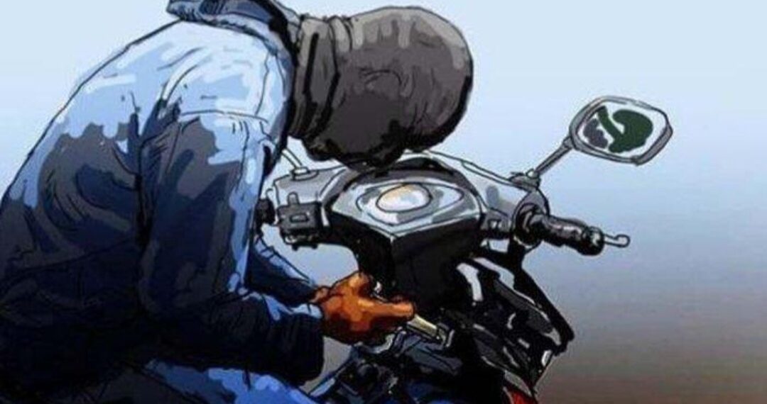 Ilustrasi aksi pencurian sepeda motor.(Foto:Istimewa).