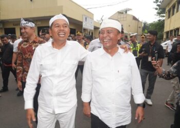 Gubernur Jawa Barat, Dedi Mulyadi dan Sekda, Herman Suryatman.(Foto:Istimewa).