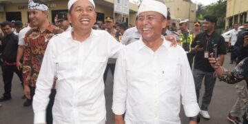Gubernur Jawa Barat, Dedi Mulyadi dan Sekda, Herman Suryatman.(Foto:Istimewa).