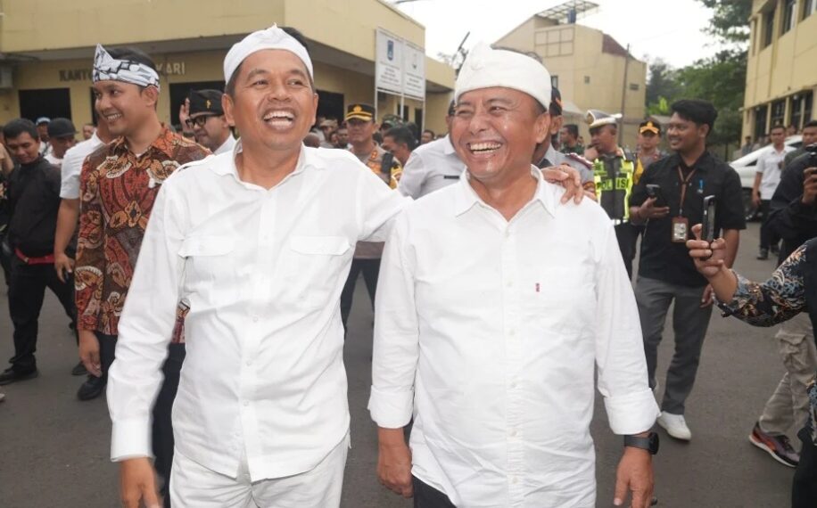 Gubernur Jawa Barat, Dedi Mulyadi dan Sekda, Herman Suryatman.(Foto:Istimewa).