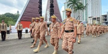 Para kepala daerah peserta retret gelombang kedua tiba di Kampus IPDN Jatinangor, Sumedang.(Foto:Istimewa).