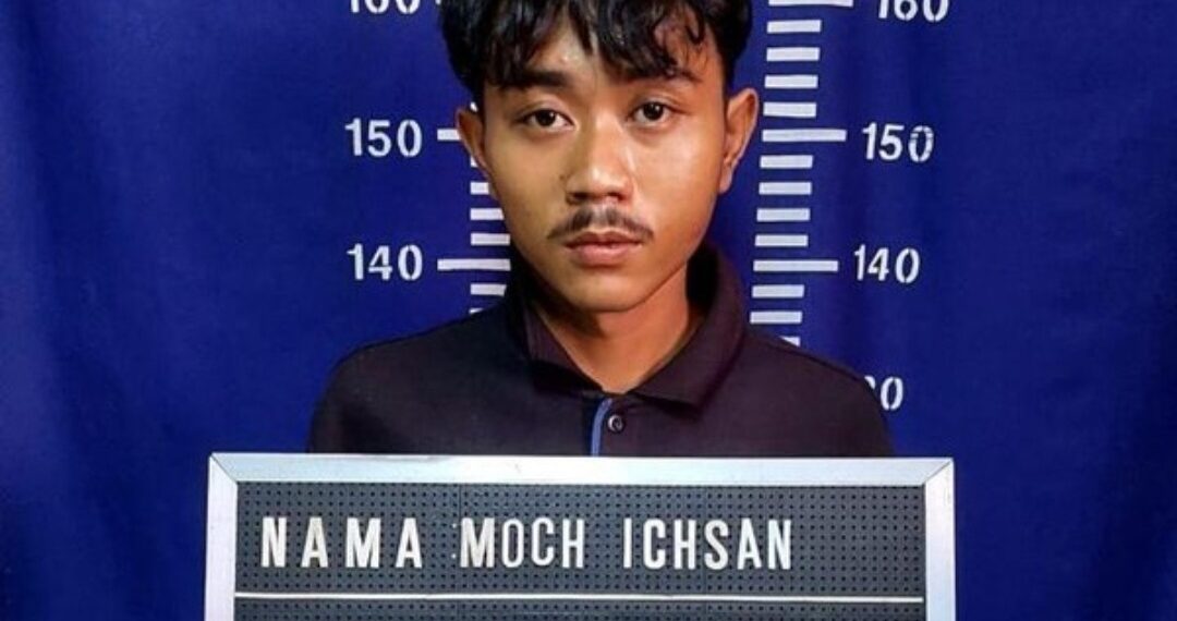 Mochamad Ichsan (22), pelaku penganiayaan ibu kandung.(Foto:Istimewa).