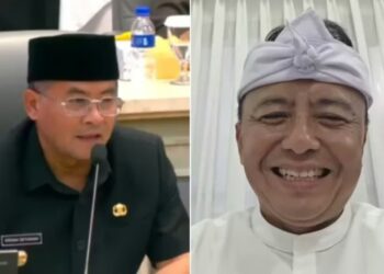 Wakil Gubernur Jawa Barat, Erwan Setiawan, dan Sekda, Herman Suryatman.(Foto:Istimewa).
