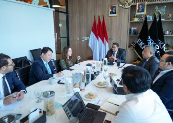 Menekraf menjajaki peluang kolaborasi dengan platform gim global Roblox guna memperkuat ekosistem gim nasional dan mendukung pertumbuhan kreator gim lokal, Autograph Tower, Jakarta (23/06/25).(Foto: Dok. Ekraf)