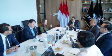 Menekraf menjajaki peluang kolaborasi dengan platform gim global Roblox guna memperkuat ekosistem gim nasional dan mendukung pertumbuhan kreator gim lokal, Autograph Tower, Jakarta (23/06/25).(Foto: Dok. Ekraf)