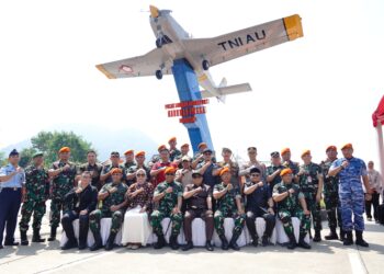 Monumen Pesawat AS 202 Bravo di Garut(Foto: Humas Pemkab Garut)