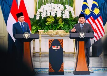 Presiden Prabowo dan PM Anwar Ibrahim.