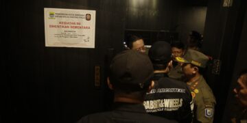 Razia tempat hiburan.(Foto: Dok. Humas Pemkot Bandung)