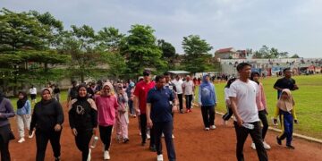 Bupati Sumedang Dony Ahmad Munir kawasan Sport Center Tadjimalela di Lapangan Cigugur Minggu 1 Juni 2025.(Foto: Dok. Humas Pemkab Sumedang)