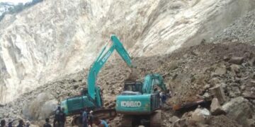 Longsor susulan mash terjadi di lokasi tambang c Gunung Kuda, Cirebon. (Dok. Istimewa)