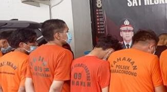 Para pelaku premanisme diamankan aparat. (Dok. Istimewa)