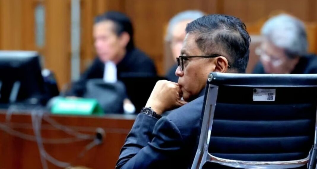 Sekjen PDIP, Hasto Kristiyanto, saat menjalani sidang tuntutan di Pengadilan Tipikor, Jakarta Pusat.(Foto:Istimewa).
