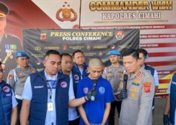 Gilang Akbar Saputra (21), dikenal dengan sebutan Gas, anggota geng motor pengedar tembakau sintetis.(Foto:Istimewa).
