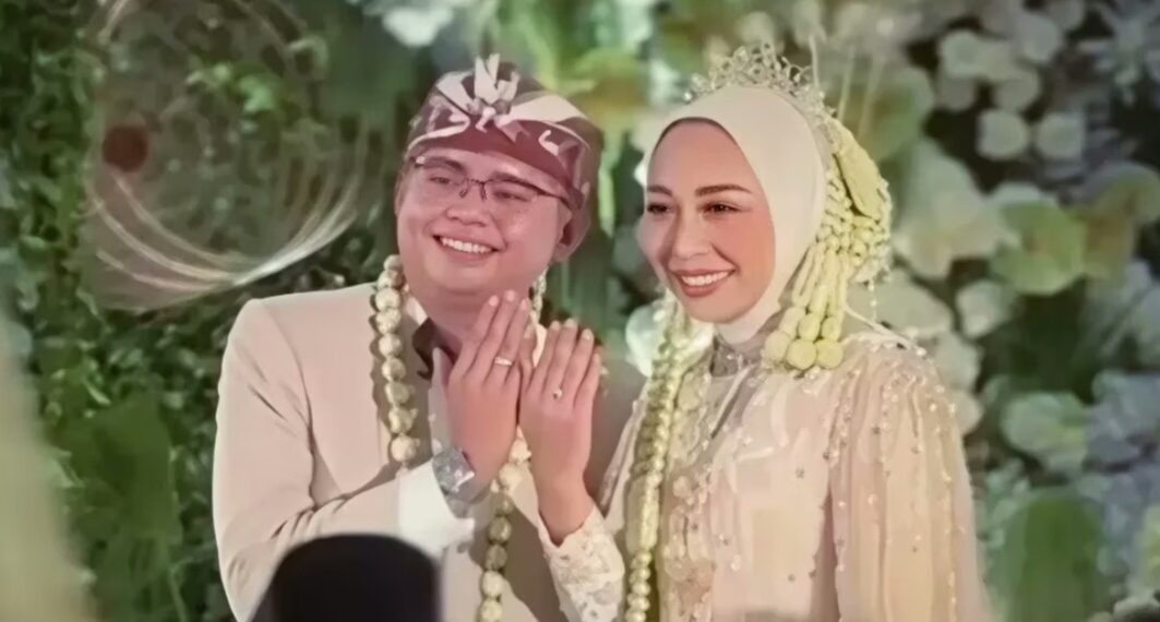 Pernikahan putra sulung Dedi Mulyadi, Maulana Akbar dan Wakil Bupati Garut, Luthfianisa Putri Karlina.(Foto:Istimewa).