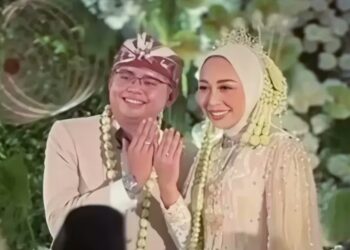 Pernikahan putra sulung Dedi Mulyadi, Maulana Akbar dan Wakil Bupati Garut, Luthfianisa Putri Karlina.(Foto:Istimewa).