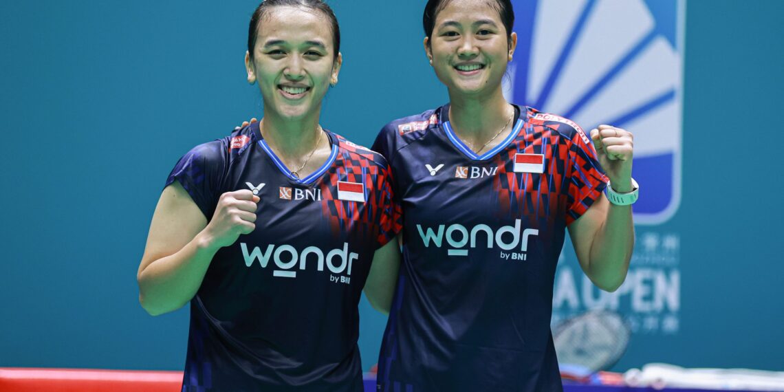 Ganda putri Indonesia Febriana Dwipuji Kusuma/Amallia Cahaya Pratiwi.(Foto: Dok. PBSI)