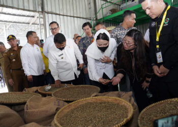 Ekspor kopi Subang Jawa Barat.(Foto: Humas Kemendag)