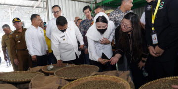Ekspor kopi Subang Jawa Barat.(Foto: Humas Kemendag)