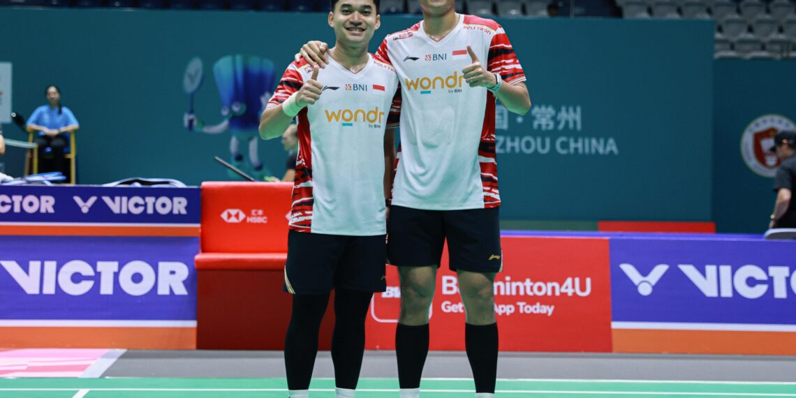 Ganda putra Indonesia Leo Rolly Carnando/Bagas Maulana.(Foto: Dok. PBSI)