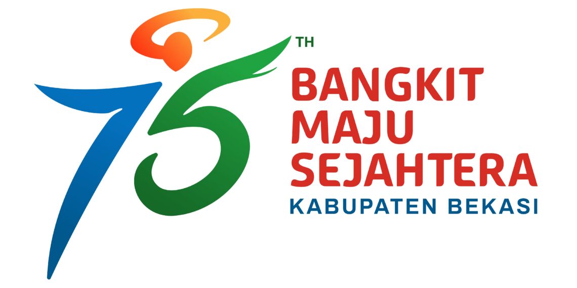 meluncurkan Logo peringatan Hari Jadi Kabupaten Bekasi ke-75