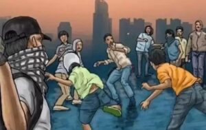 Ilustrasi aksi tawuran.(Foto:Istimewa).