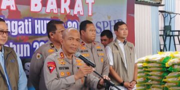 Bulog bersama Polda Jabar gelar Gerakan Pangan Murah.(Foto:Istimewa)
