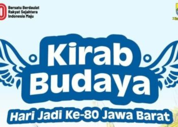 Kirab Budaya Hari Jadi Jawa Barat ke-80.(Foto:Istimewa).