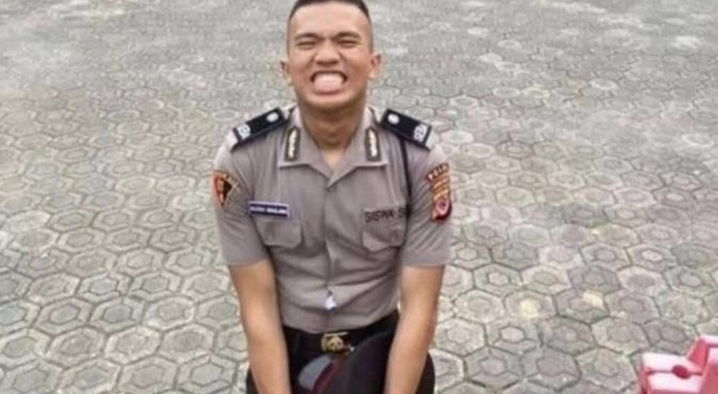 Alvian Maulana Sinaga, (23), oknum Bintara Polisi, terduga pembunuh Putri Apriyani (21).(Foto:Istimewa).