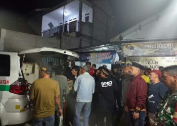 Jenazah korban tewas dalam bentrokan warga di Kecamatan Jasinga, Kabupaten Bogor, saat akan dimakamkan.(Foto:Istimewa).