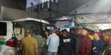 Jenazah korban tewas dalam bentrokan warga di Kecamatan Jasinga, Kabupaten Bogor, saat akan dimakamkan.(Foto:Istimewa).