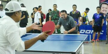 Tenis Meja Bupati-Wakil Bupati Sumedang Cup 2025.(Foto: Humas Pemkab Sumedang)