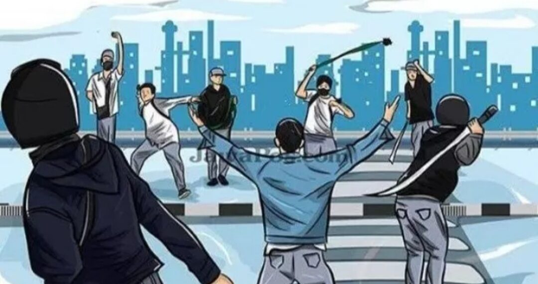 Ilustrasi aksi tawuran.(Foto:Istimewa).