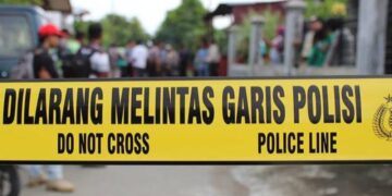 Ilistrasi tempat kejadian perkara (TKP).