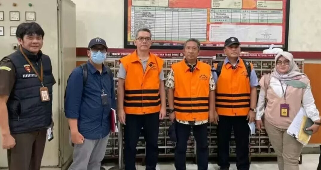 Dadang Darmawan, Yana Mulyana, Khairul Rijal, saat di Lapas Sukamiskin, Bandung.(Foto:Istimewa).