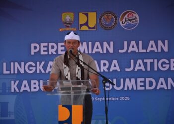 Menteri Koordinator Bidang Infrastruktur dan Pembangunan Kewilayahan Agus Harimurti Yudhoyono (AHY).(Foto: Humas Pemkab Sumedang)