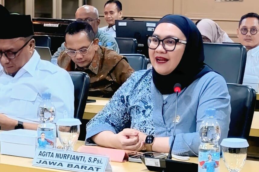 Anggota Komite III Dewan Perwakilan Daerah (DPD) Republik Indonesia (RI) Daerah Pemilihan Jawa Barat (Jabar) Agita Nurfianti.
