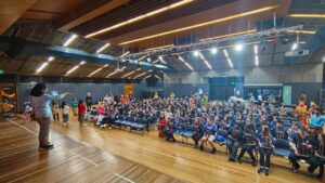 Tim Muhibah Angklung dari Bandung, Jawa Barat di Australia. (Foto: Istimewa)