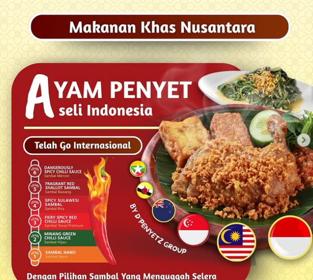 Kuliner Ayam Penyet D'Penyetz.(Image: Instagram/d'penyetz_bdg)