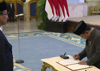 Menteri Keuangan Purbaya Yudhi Sadewa dilantik Presiden Prabowo Subianto Senin 8 September 2025.(Image: Setneg)