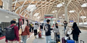 Stasiun kereta cepat.(Foto: Istimewa)